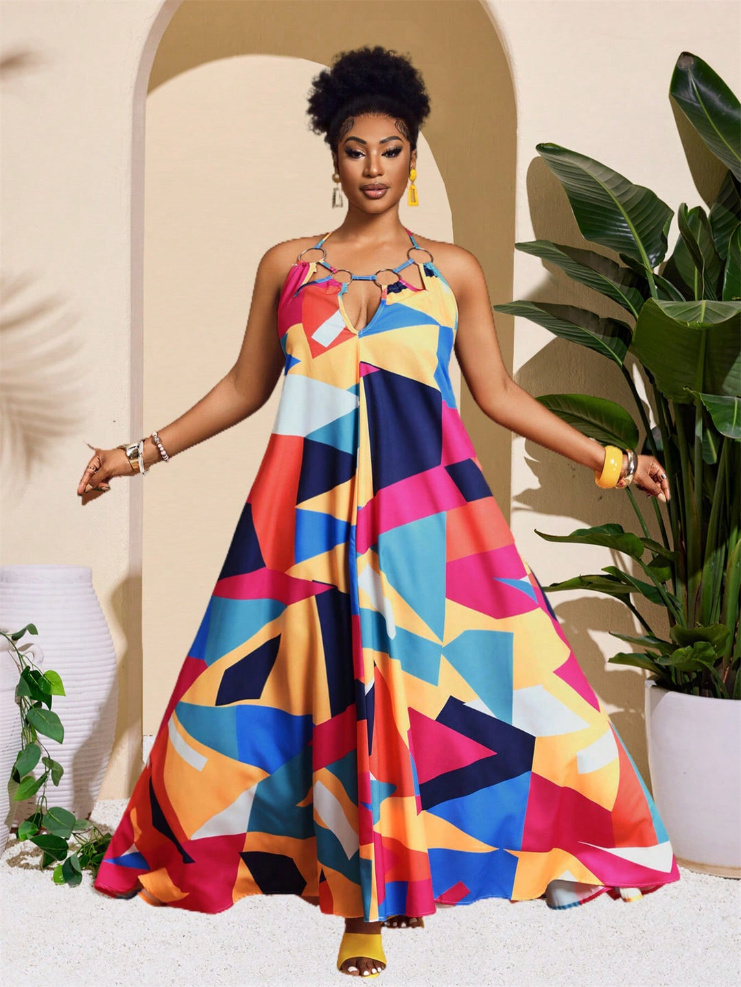 Rochie SHEIN, mix culori
