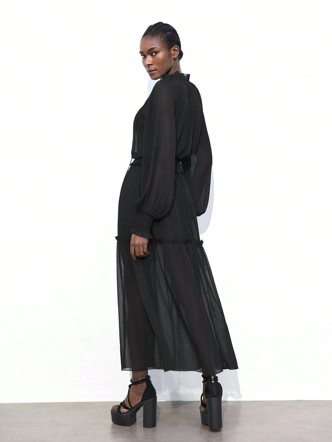 Rochie maxi SHEIN, negru