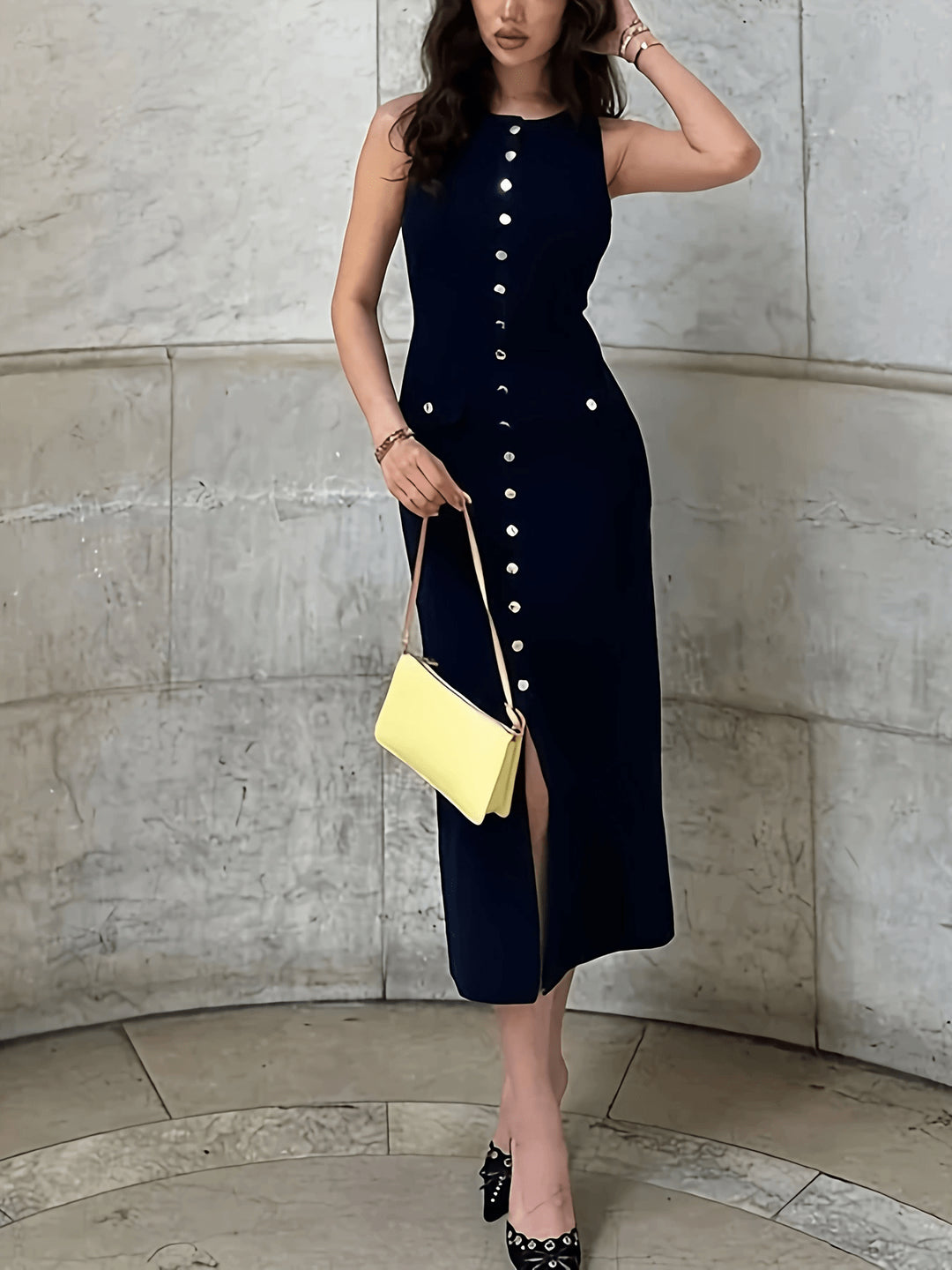 Rochie maxi SHEIN, albastru