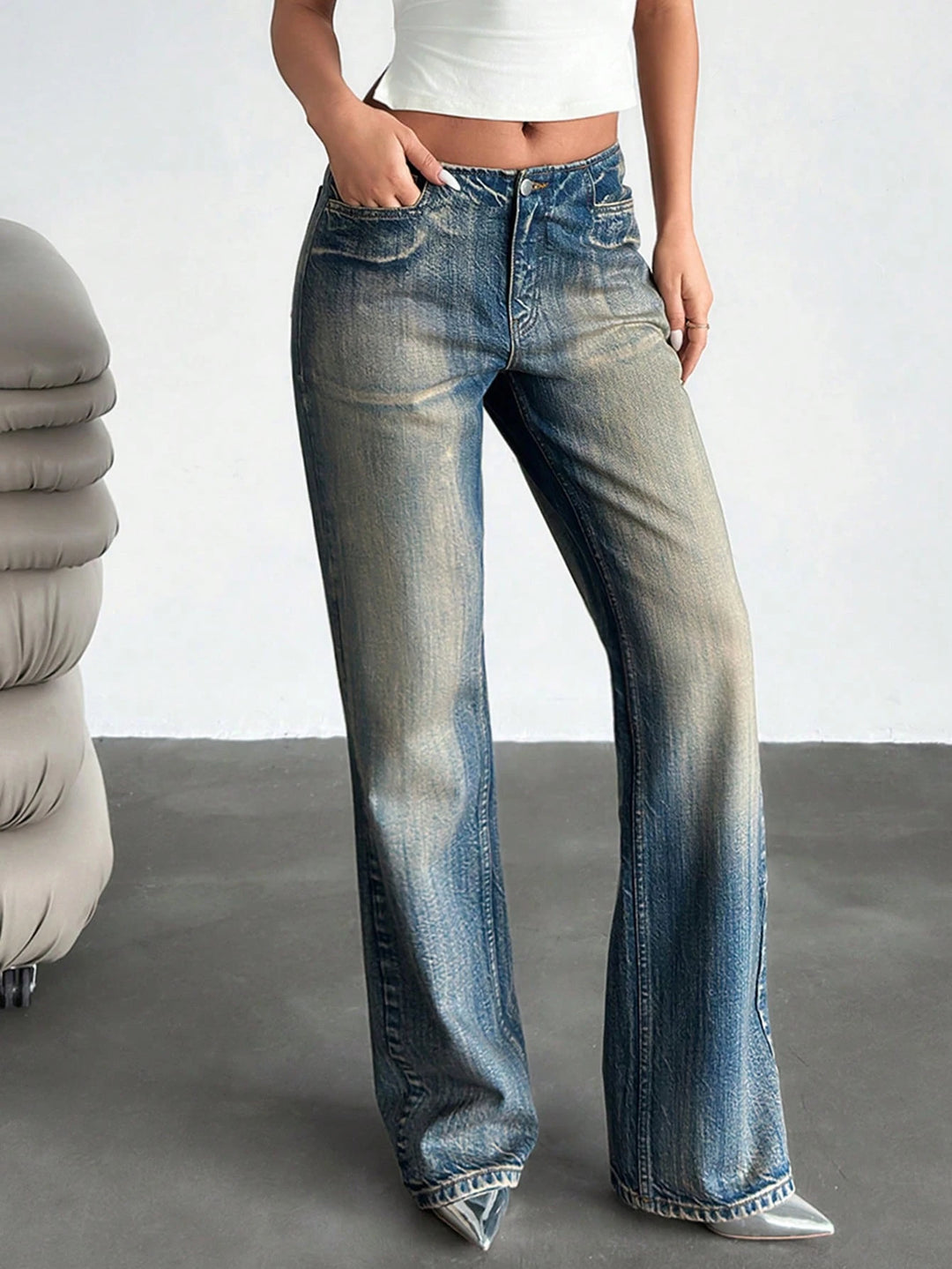 Jeans SHEIN, albastru