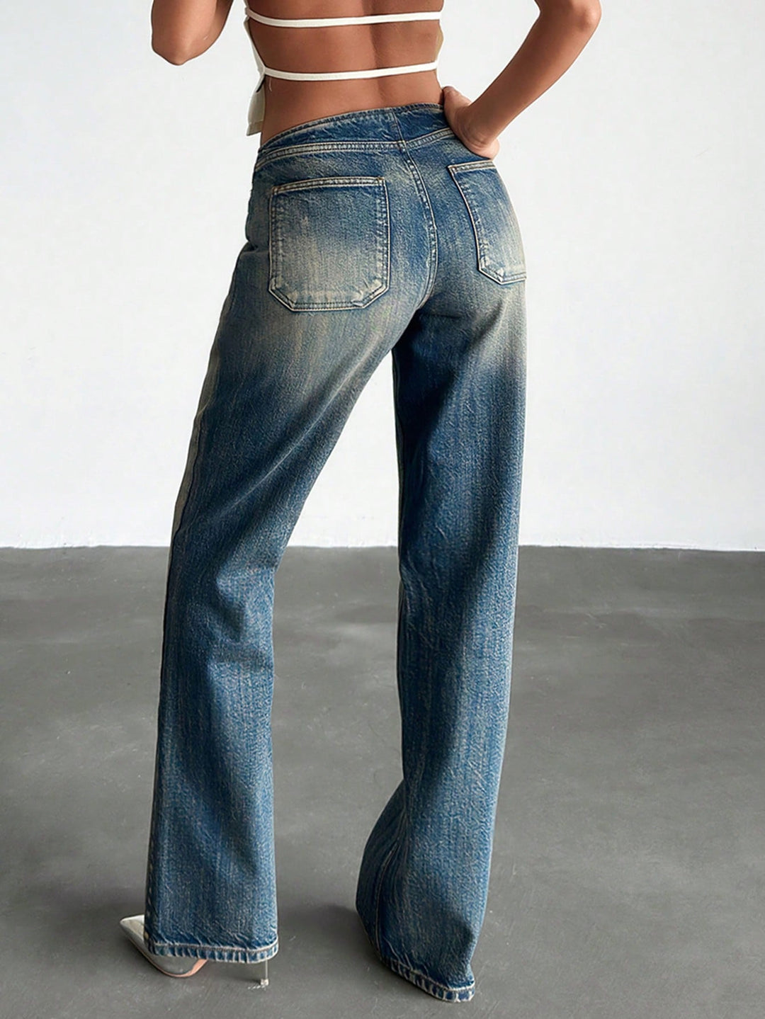 Jeans SHEIN, albastru