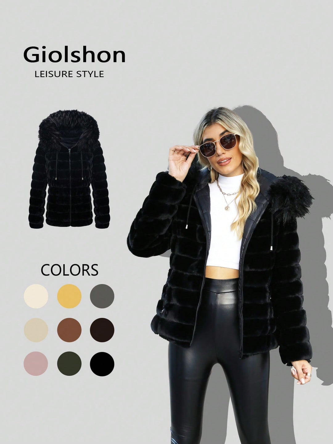 Palton SHEIN, negru
