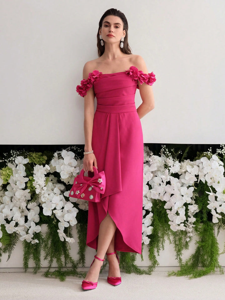 Rochie maxi SHEIN, roz