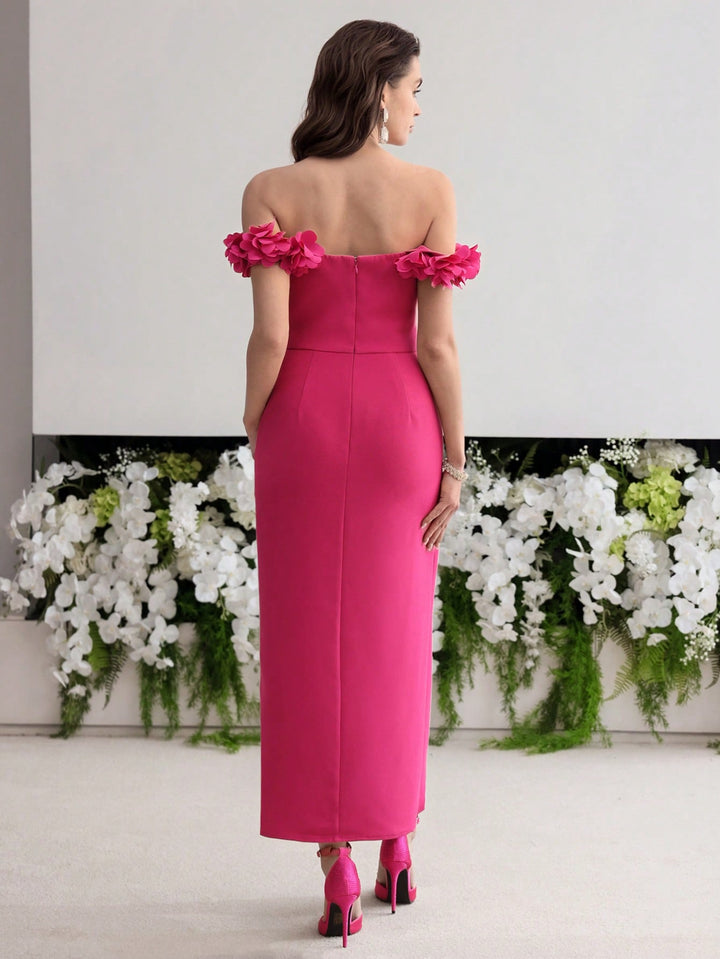 Rochie maxi SHEIN, roz