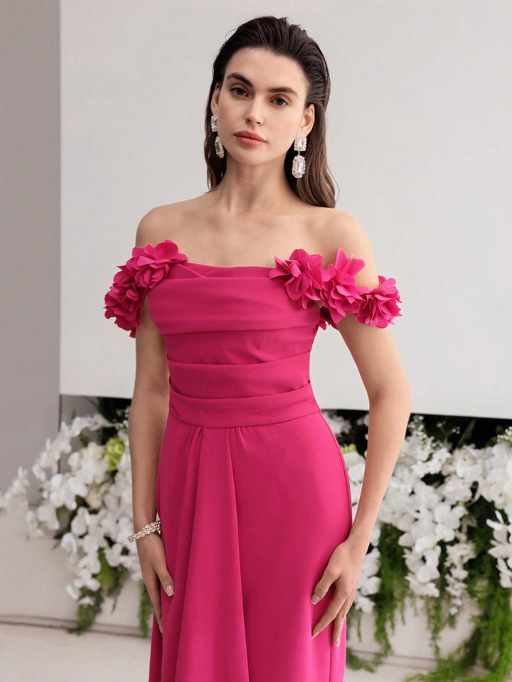 Rochie maxi SHEIN, roz