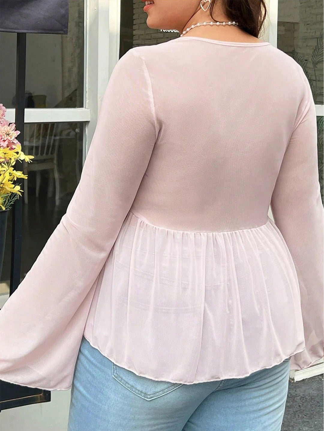 SHEIN blúz, rózsaszín