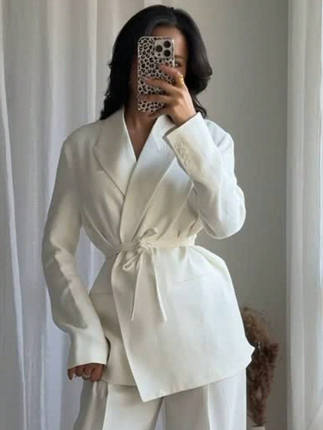 SHEIN zakó, fehér