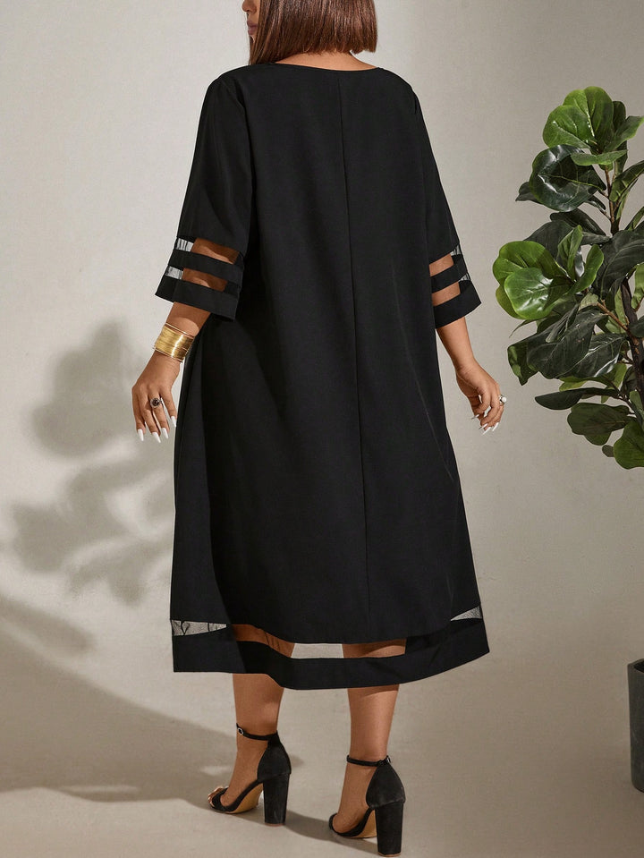 Rochie maxi SHEIN, negru