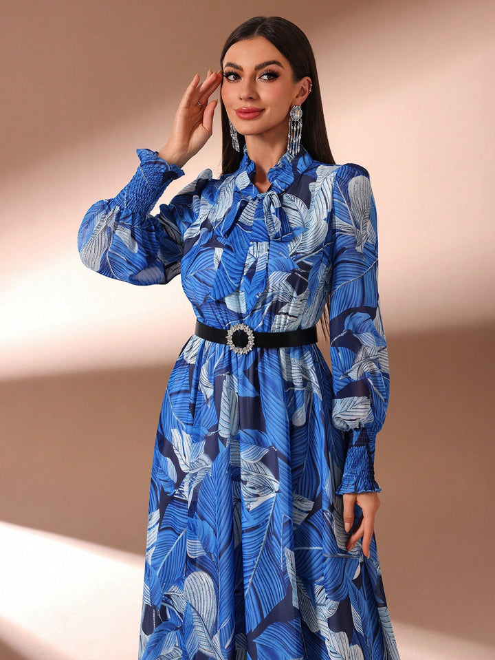 SHEIN maxi ruha, kék