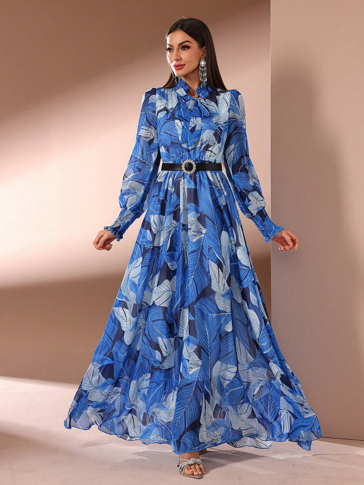 SHEIN maxi ruha, kék