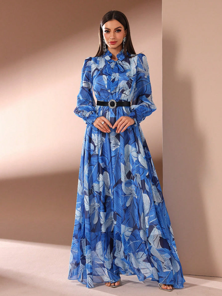 SHEIN maxi ruha, kék