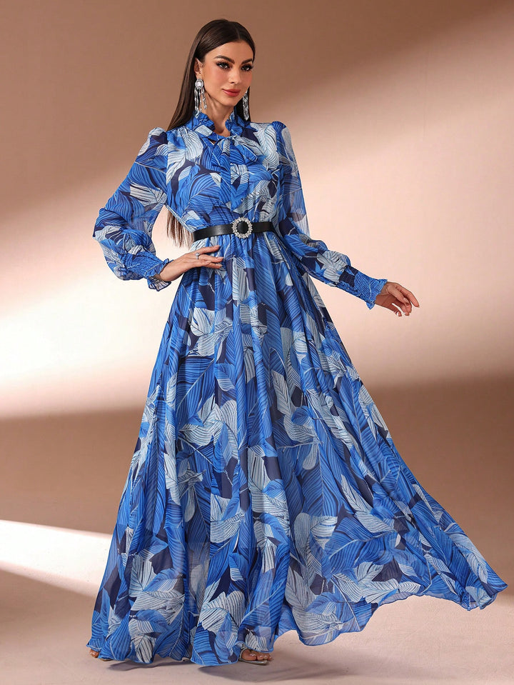 SHEIN maxi ruha, kék