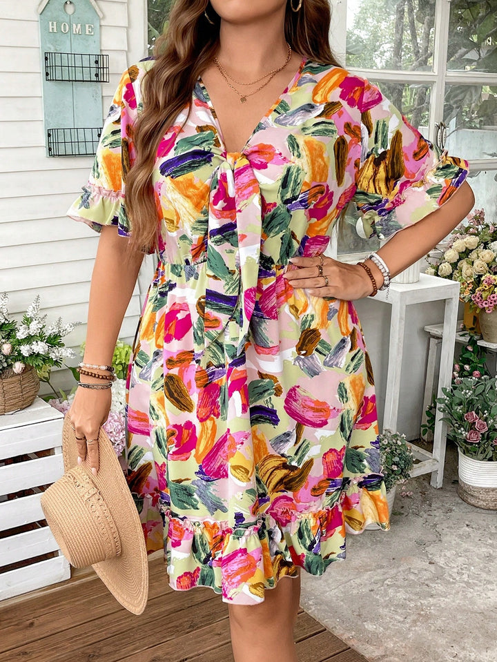 Rochie mini SHEIN, mix culori