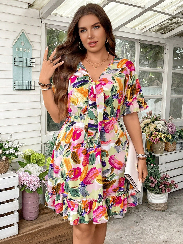 Rochie mini SHEIN, mix culori