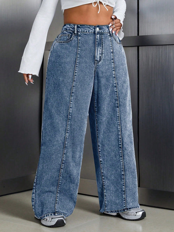 Jeans SHEIN, albastru