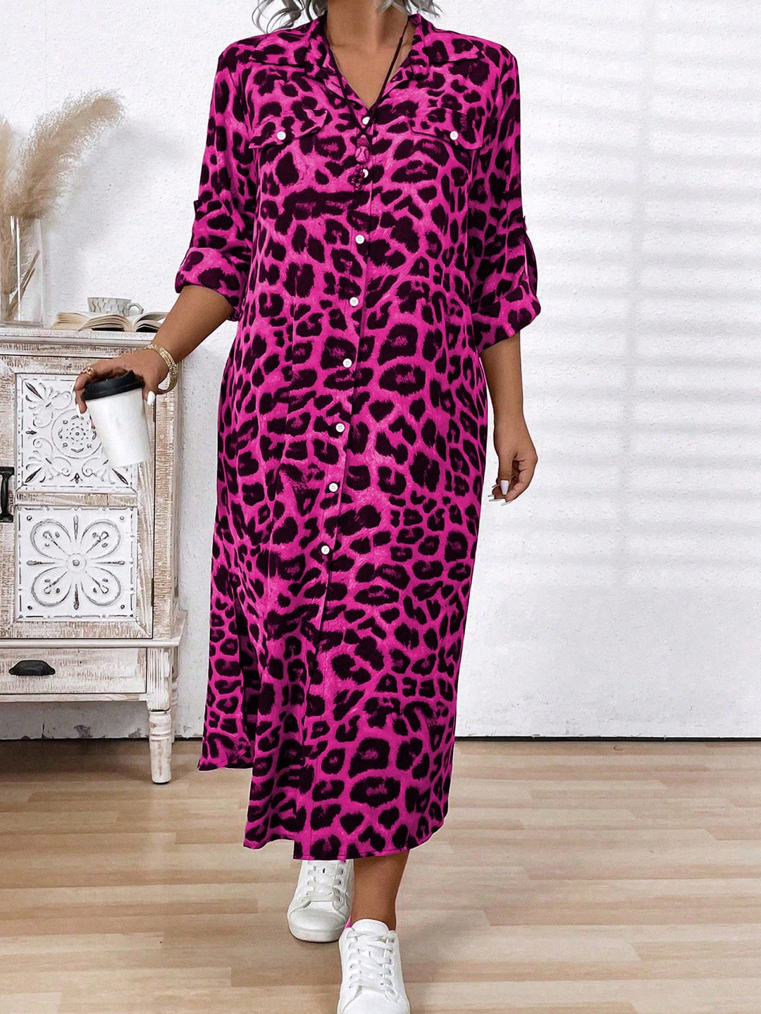 Rochie maxi SHEIN, mix culori
