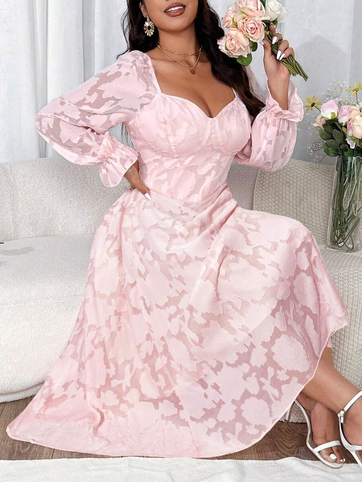 Rochie maxi SHEIN, roz