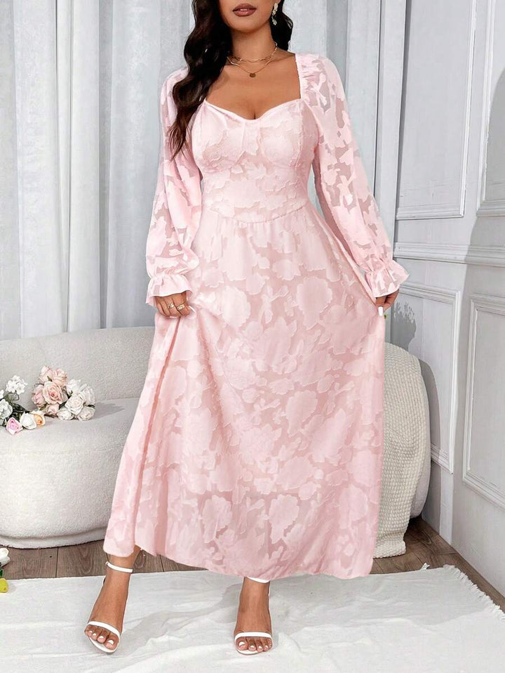 Rochie maxi SHEIN, roz