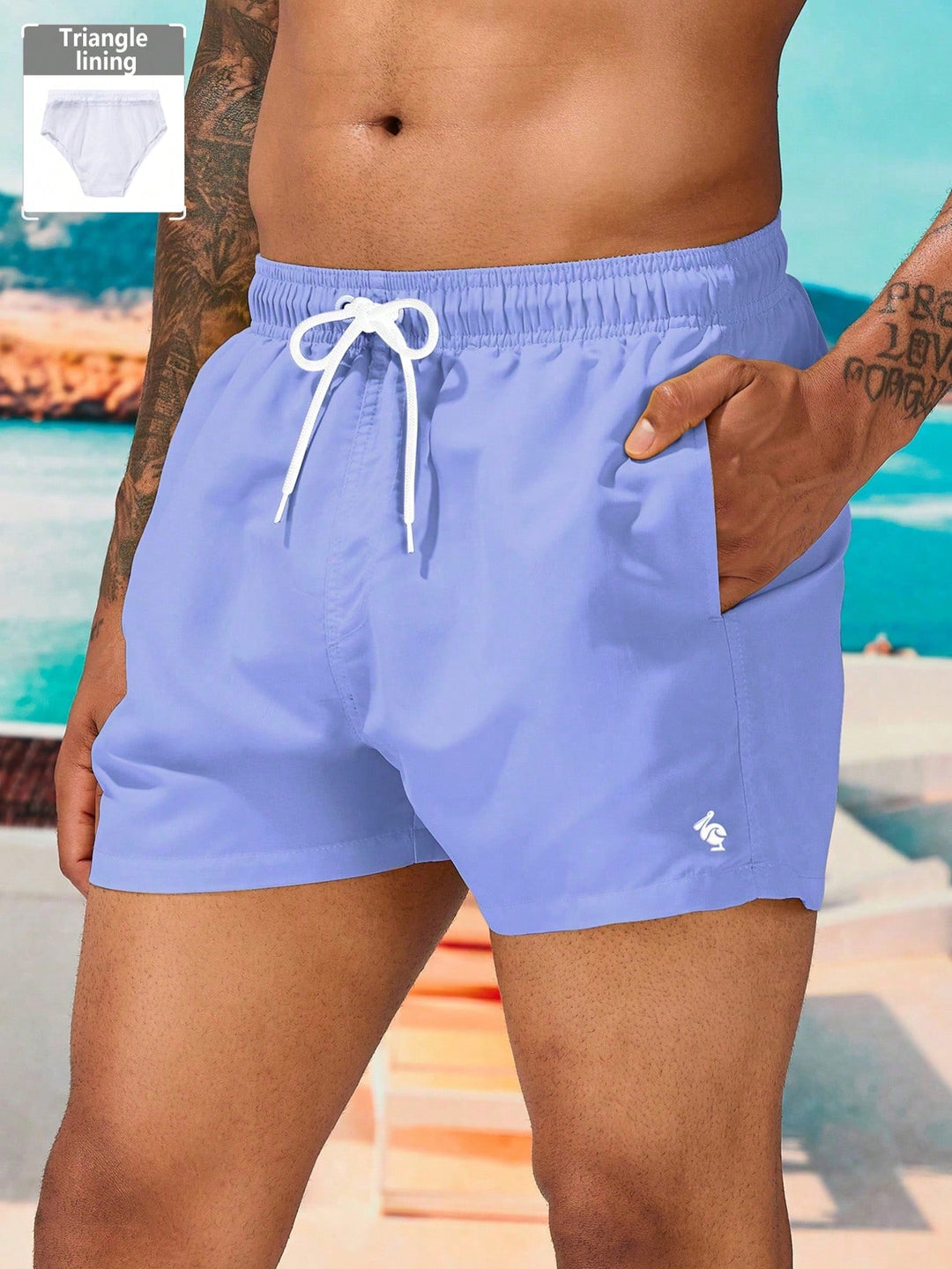 Short SHEIN, albastru