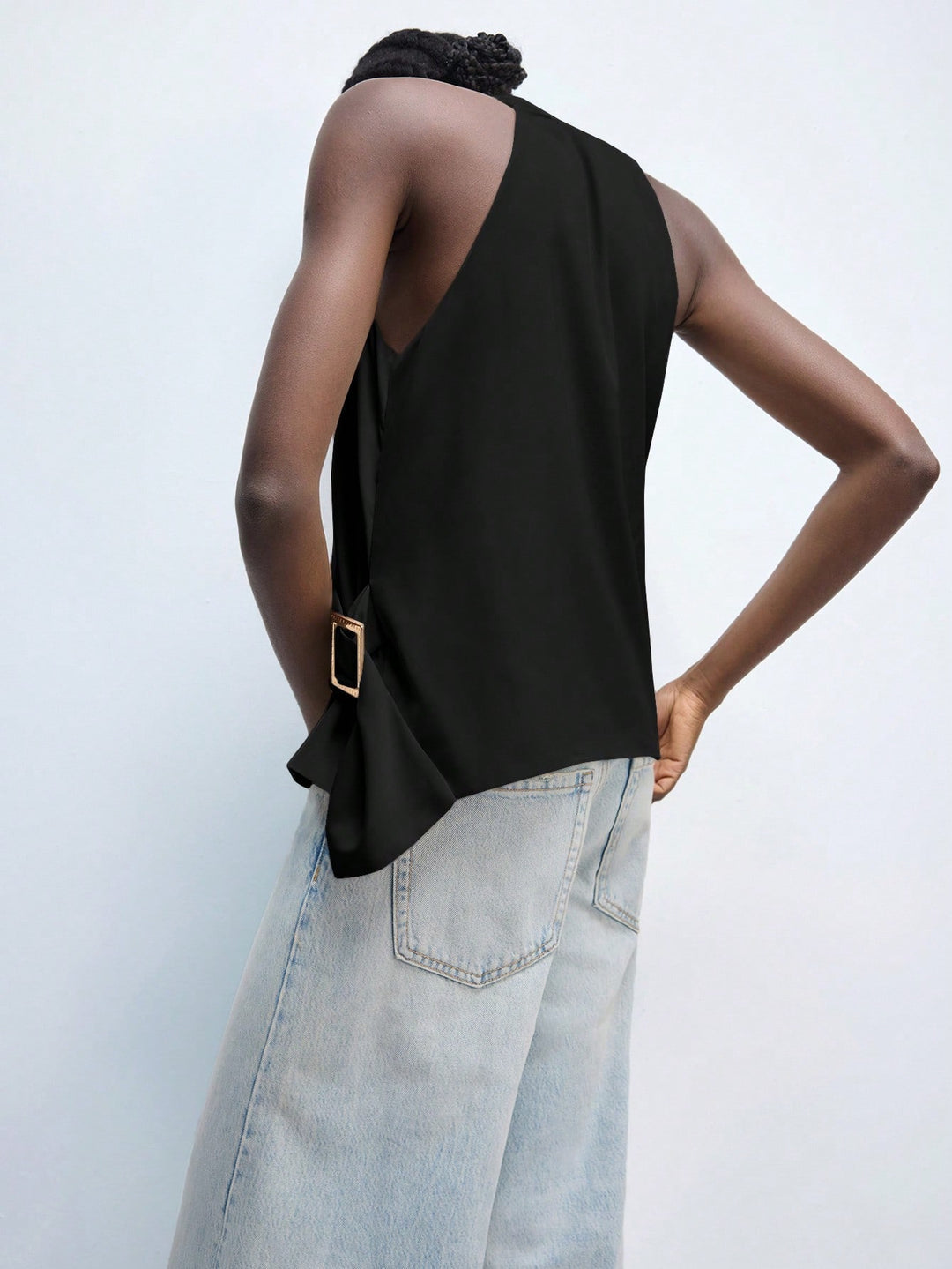 Top SHEIN, negru
