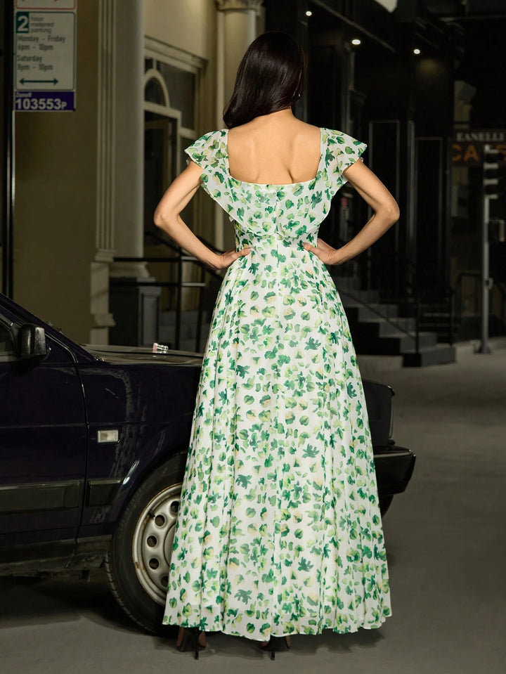 Rochie maxi SHEIN, mix culori