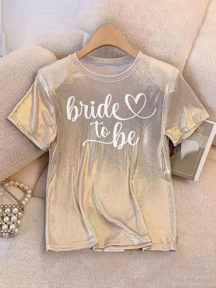 Tricou SHEIN, auriu