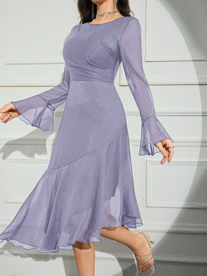 Rochie midi SHEIN, mov