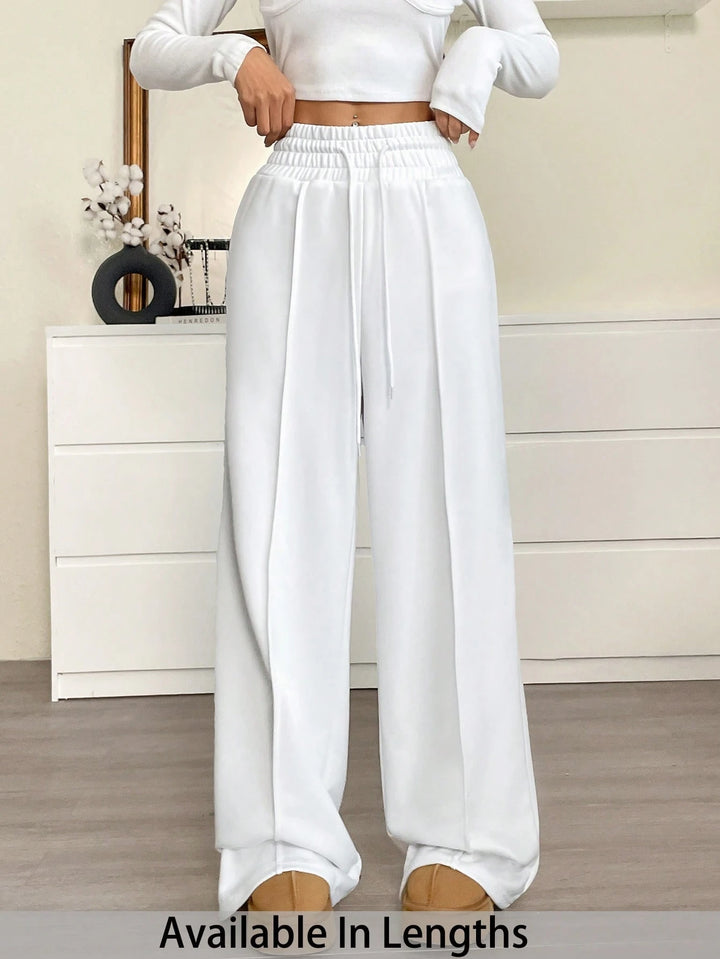 Pantaloni SHEIN, alb