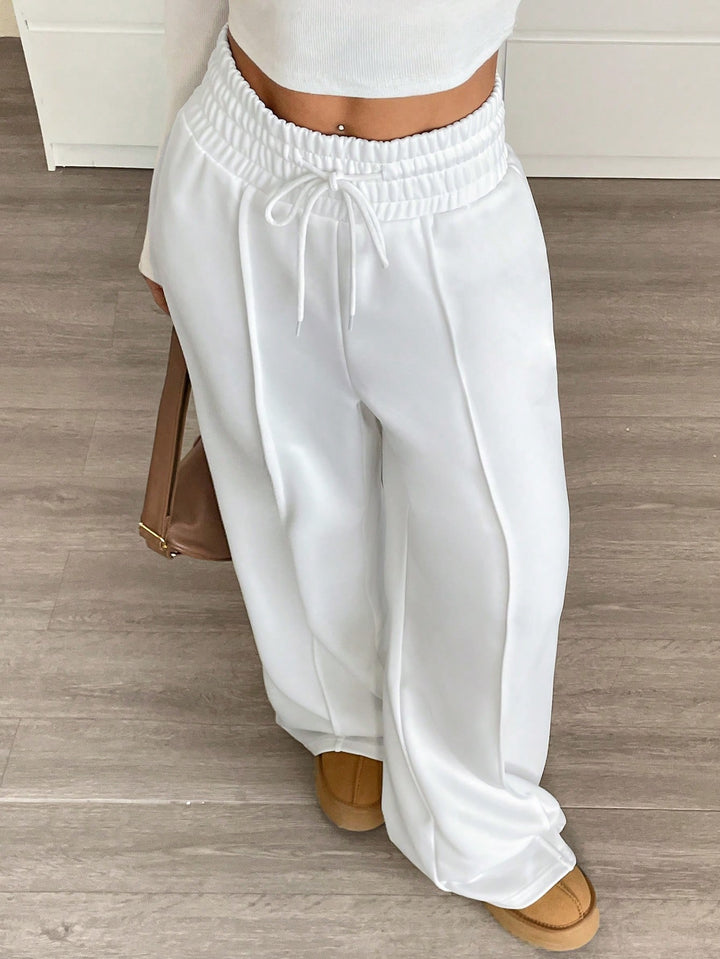 Pantaloni SHEIN, alb