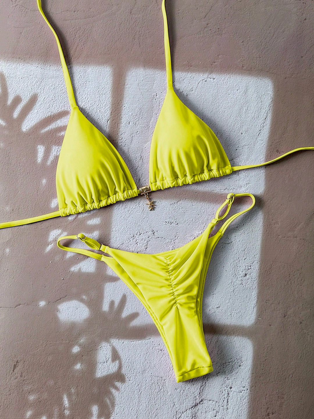 Bikinifelső SHEIN, sárga
