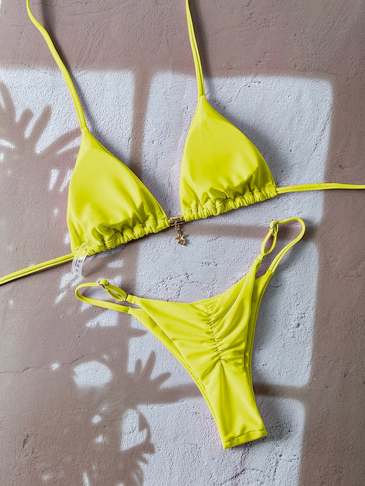 Set bikini SHEIN, galben