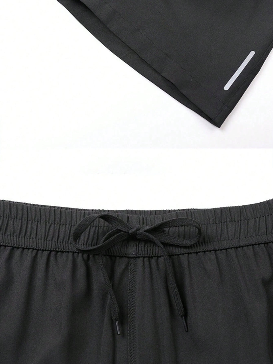 Pantaloni scurți SHEIN, negru