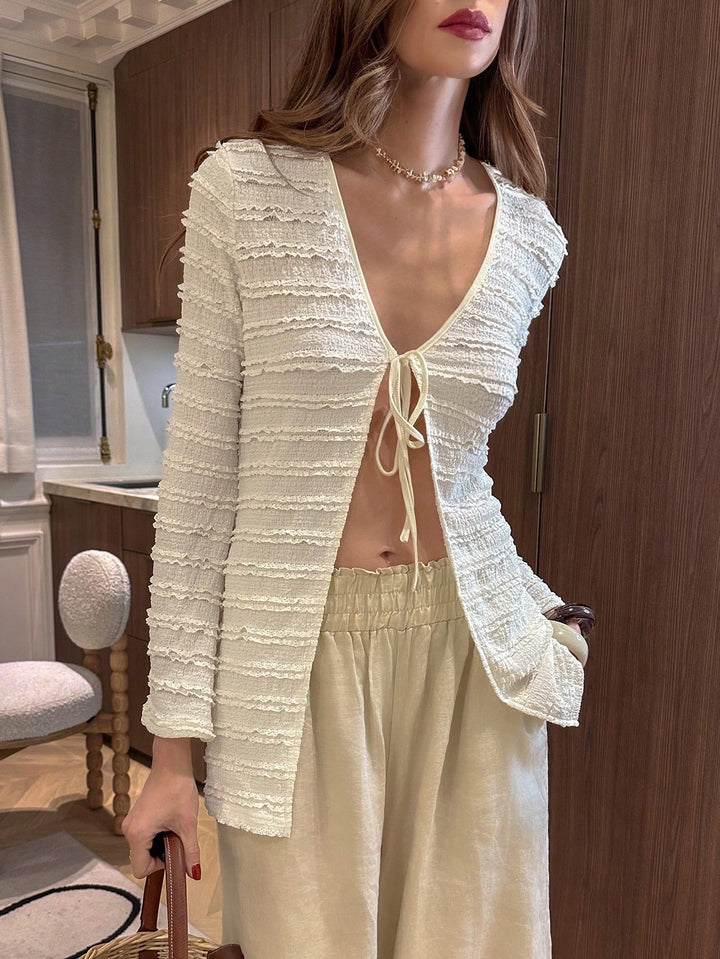 cardigan SHEIN, crem