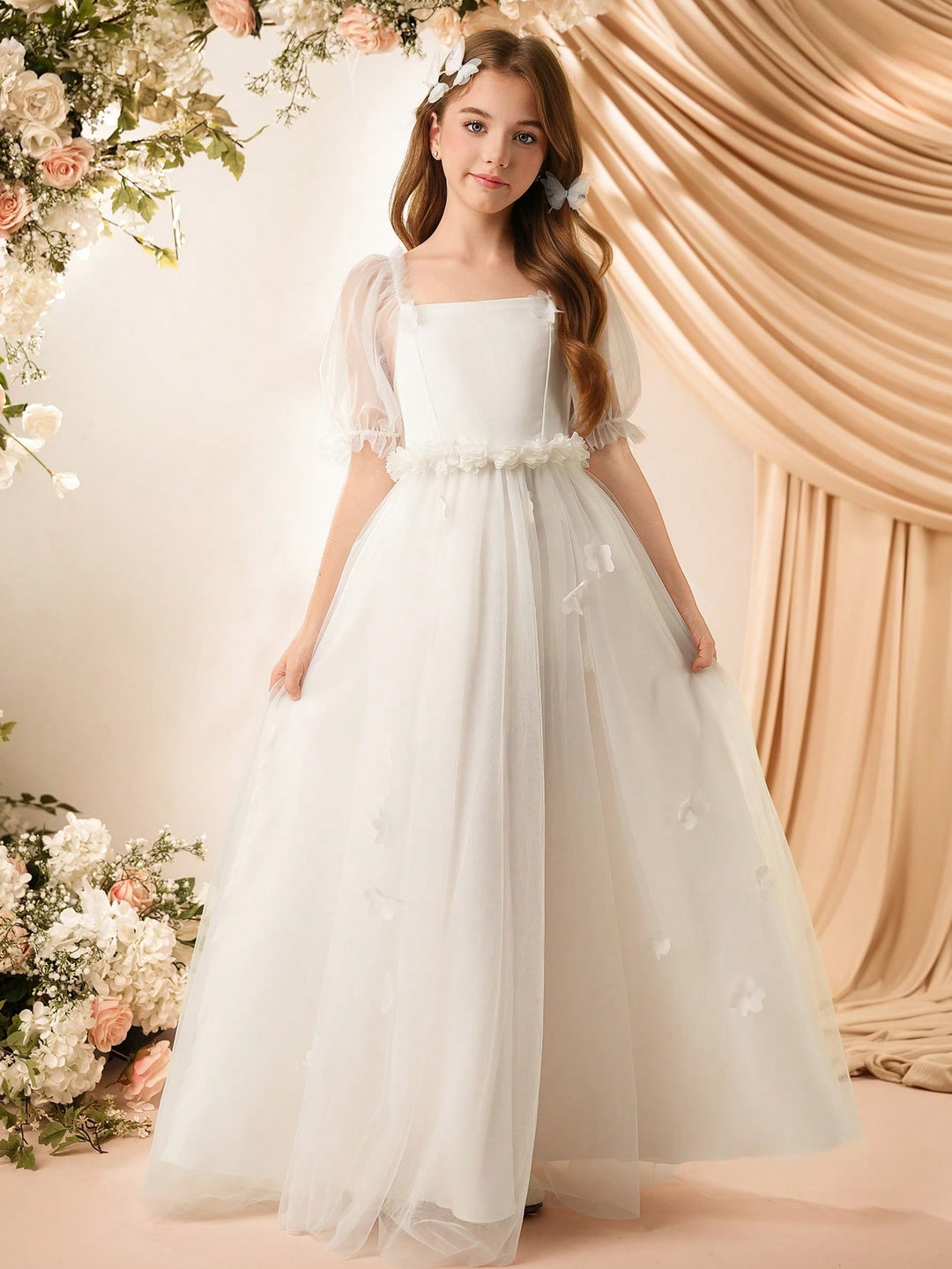 SHEIN party outfit, white