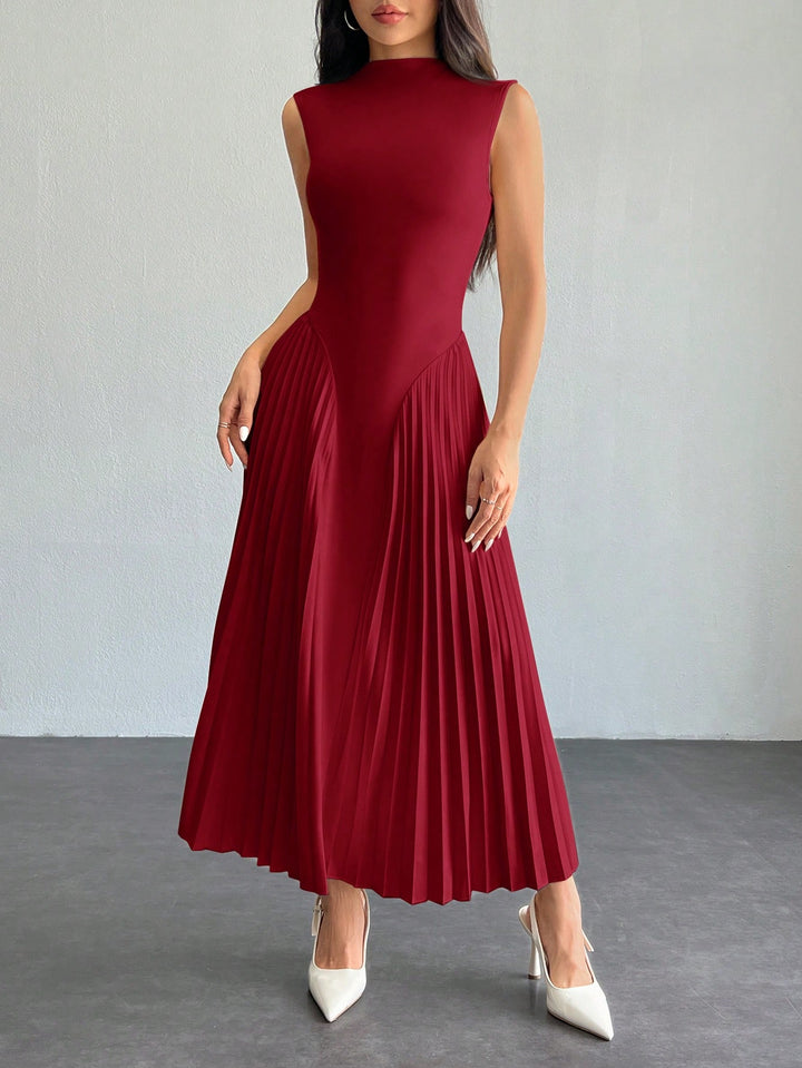 Shein maxi ruha, burgundi