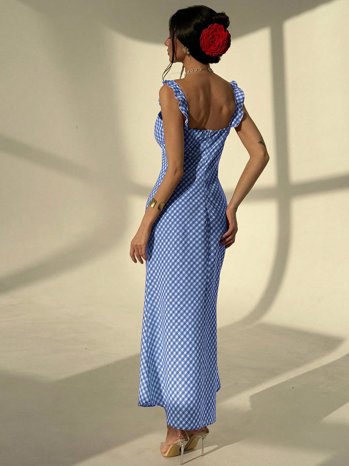 Rochie midi SHEIN, albastru