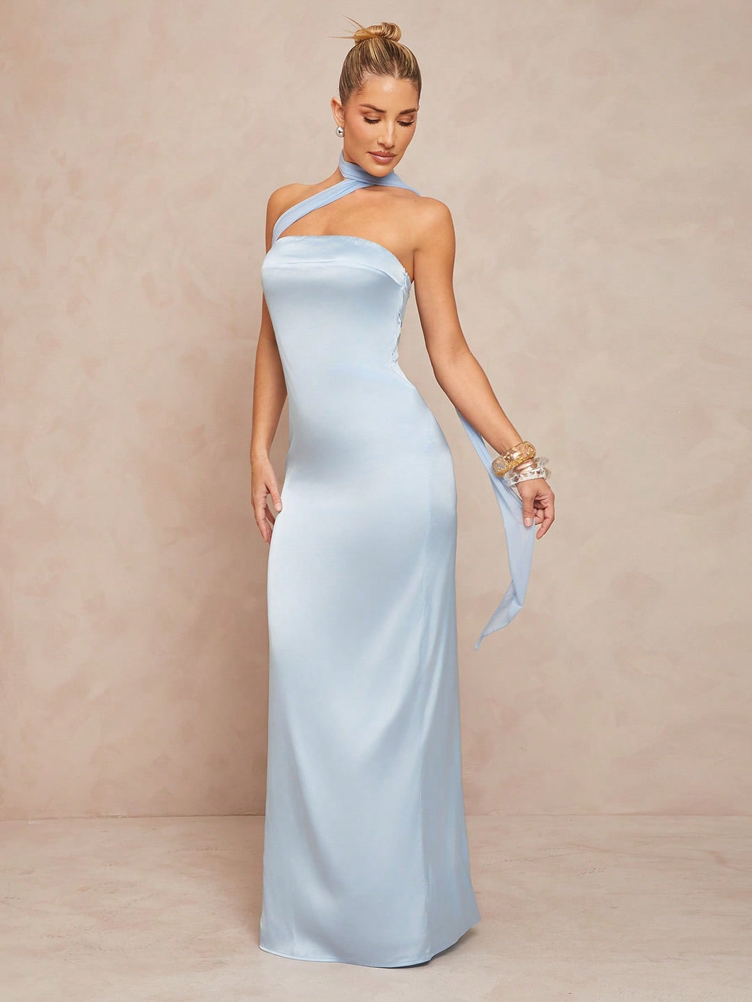 Rochie maxi SHEIN, albastru