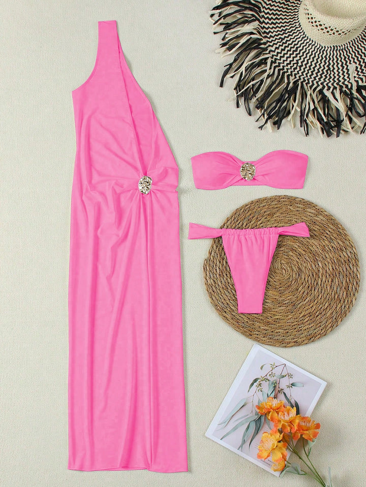 Rochie maxi SHEIN, roz