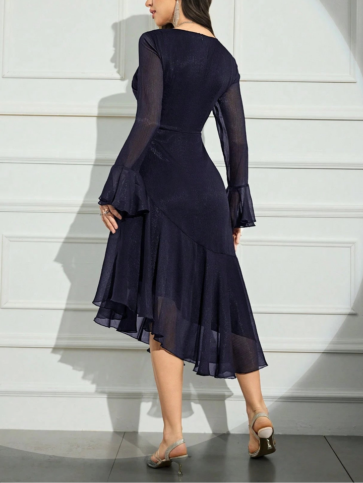 Rochie midi SHEIN, albastru