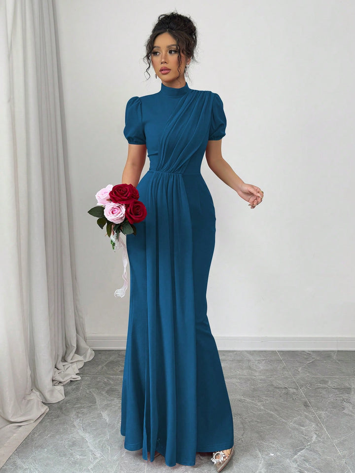 Rochie maxi SHEIN, turcoaz