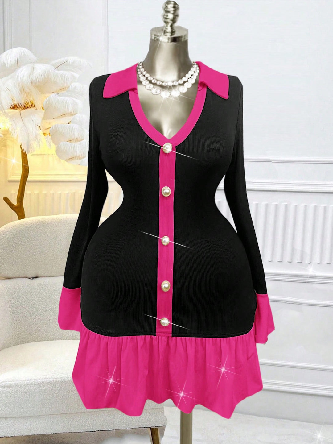 Rochie SHEIN, mix culori