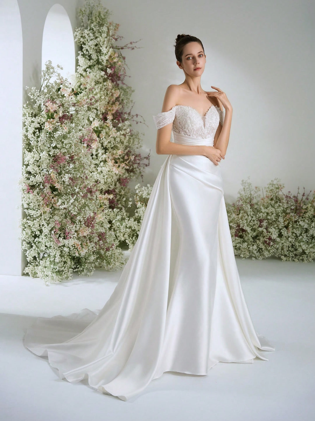Rochie de mireasă SHEIN, alb