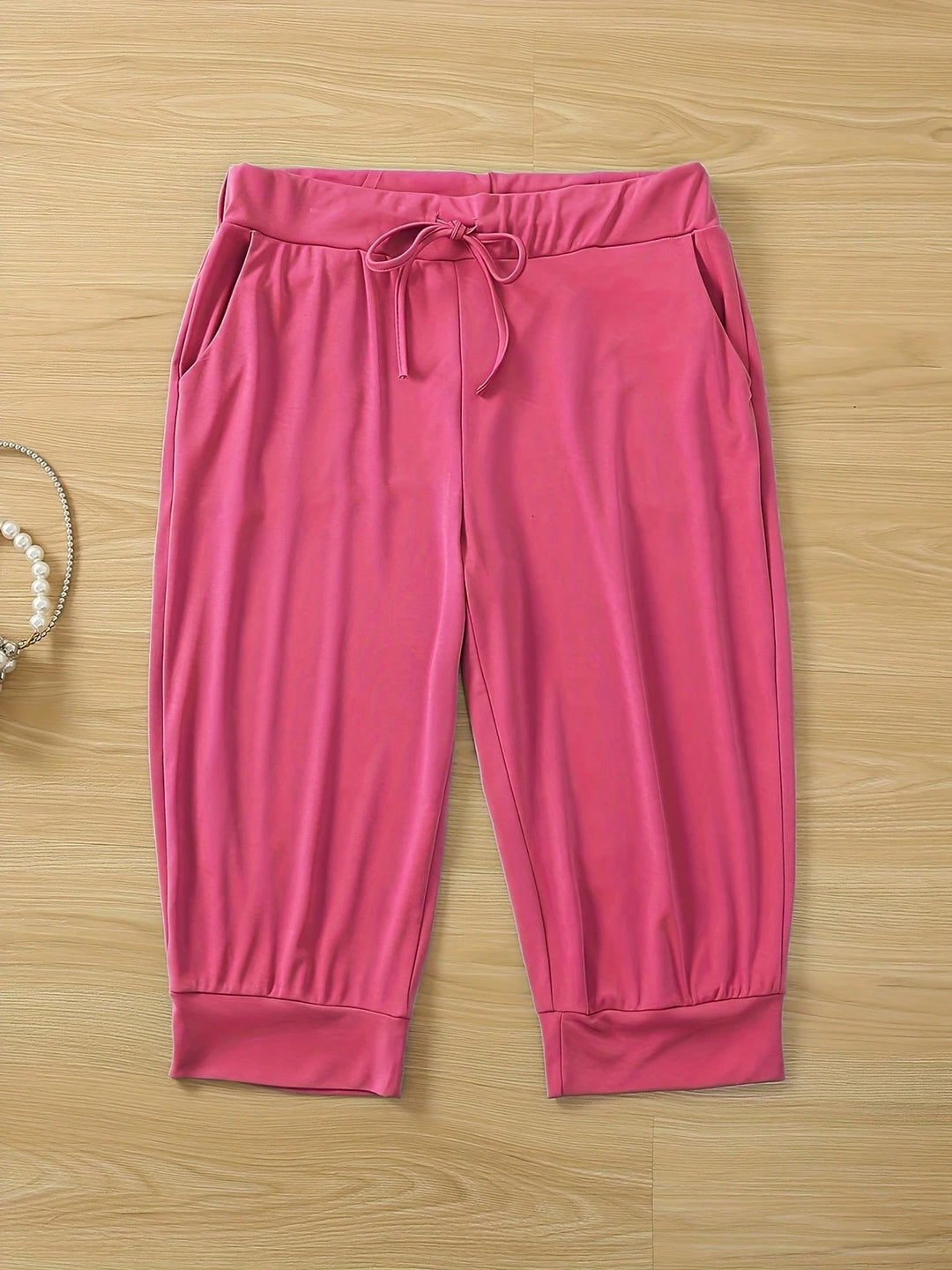 Pantaloni 3/4 SHEIN, roz
