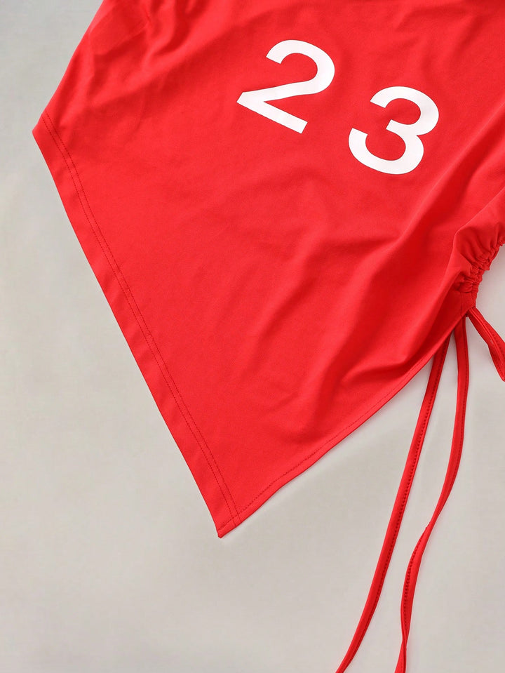 SHEIN blúz, piros