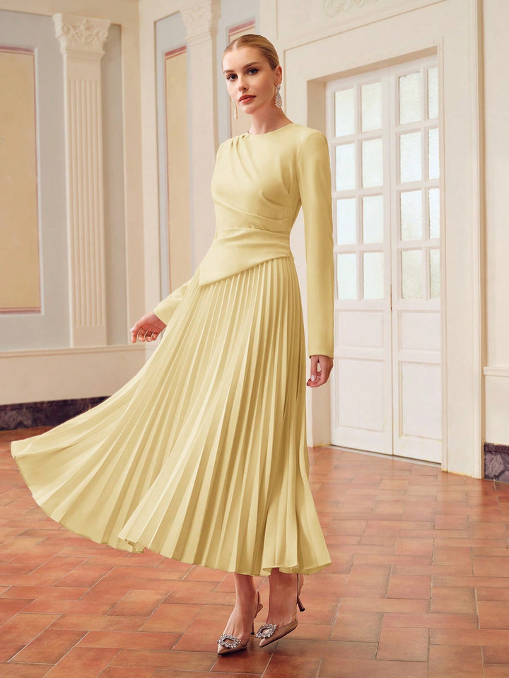 Rochie midi SHEIN, galben