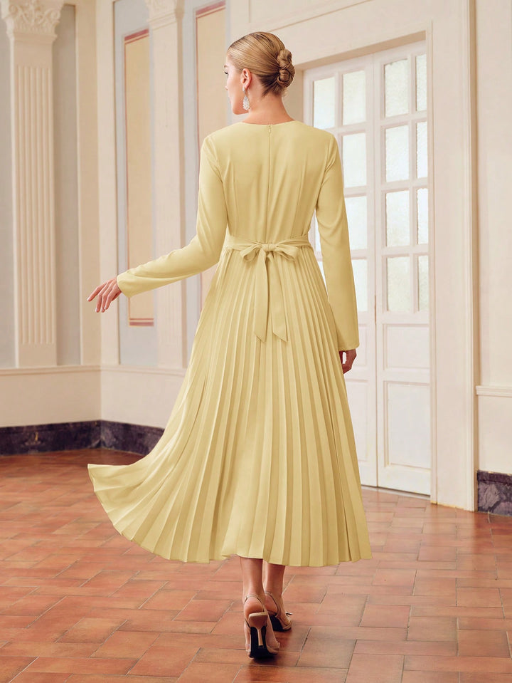 Rochie midi SHEIN, galben