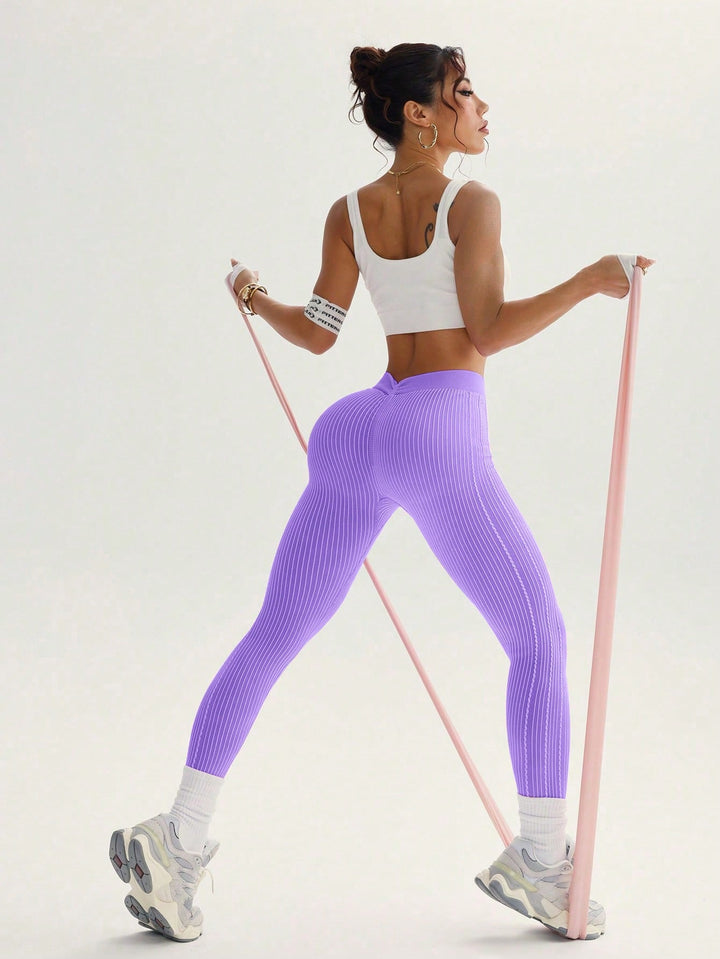 SHEIN leggings, lila