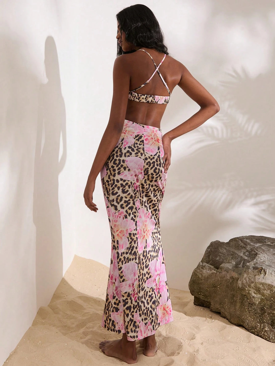 Rochie maxi SHEIN, mix culori