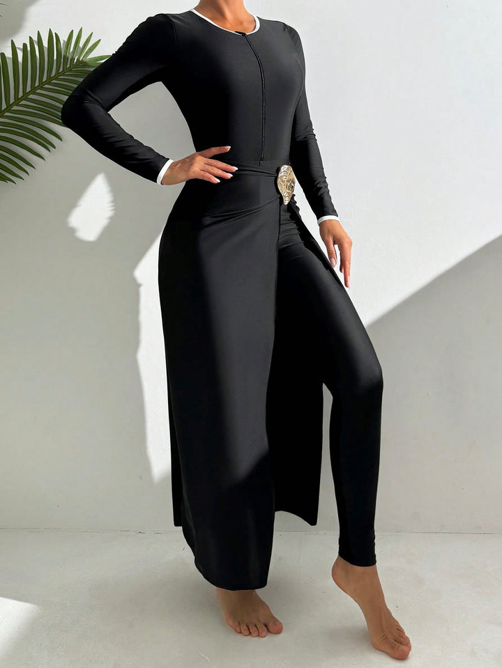 Costum de baie SHEIN, negru
