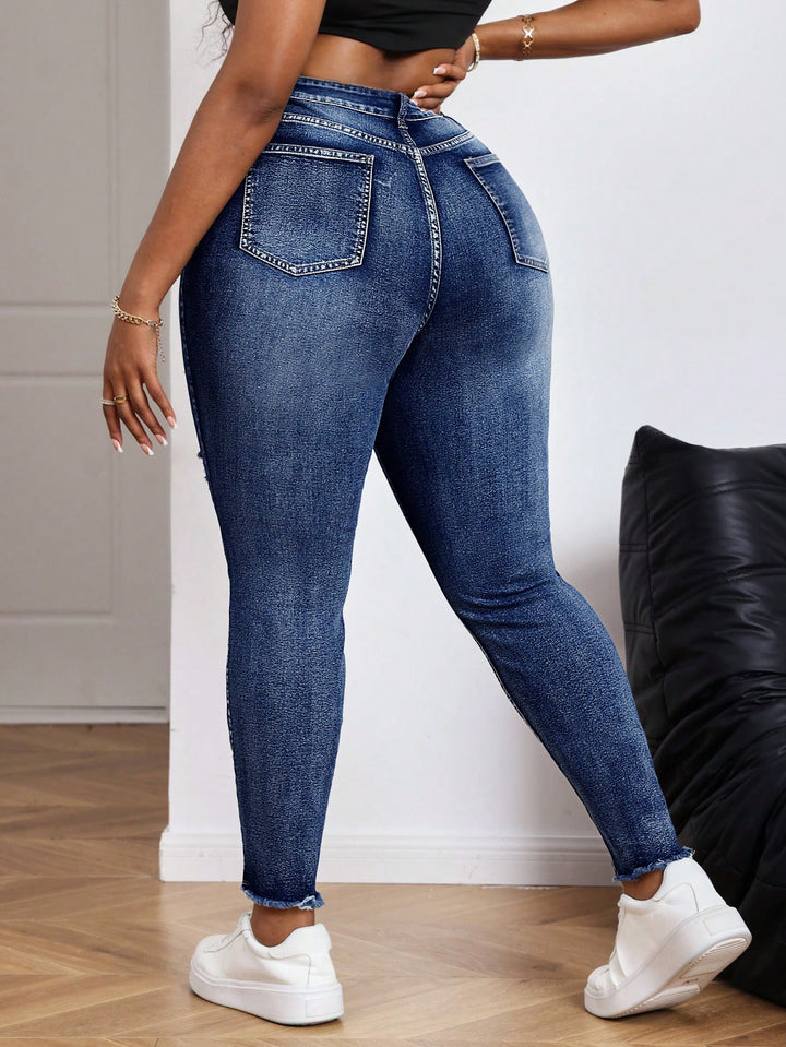 Jeans SHEIN, albastru
